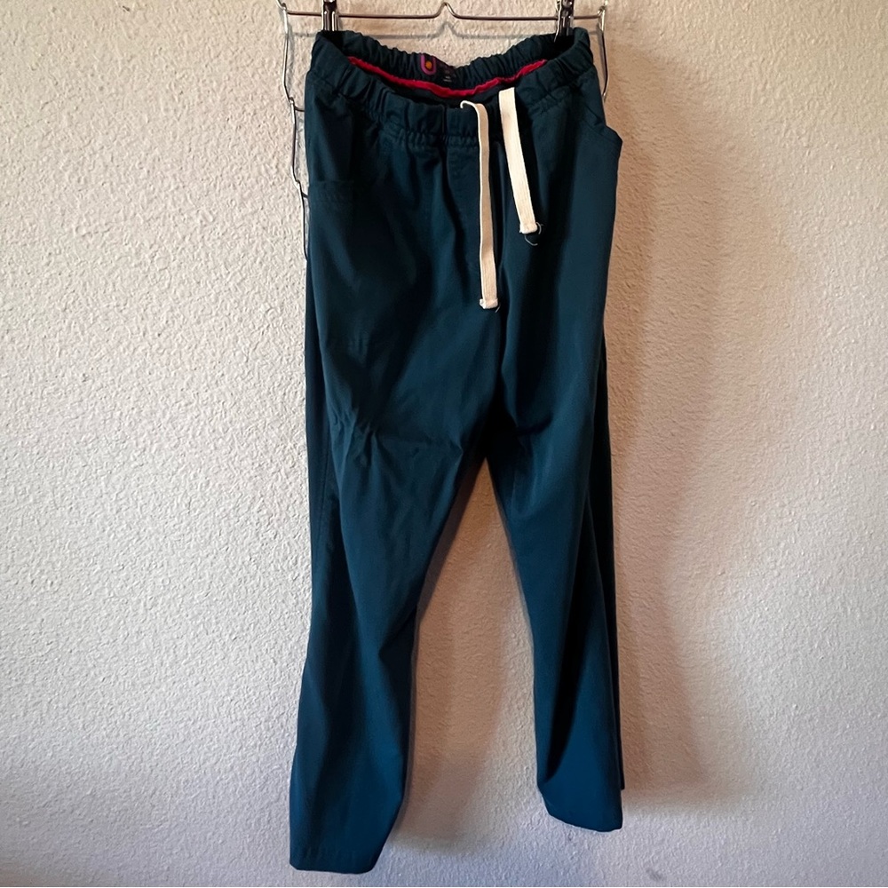 Urbane teal scrub pants